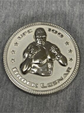 UFC Silver Brock Lesnar Commemorative Coin Money Clip